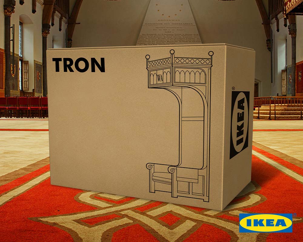 IKEA Prinsjesdag Facebook creatieve inhaker Tron artwork door designer Sandro Velez