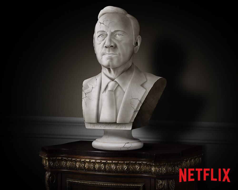 Netflix House of Cards creatieve inhaker door designer Sandro Velez artwork